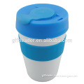 BPA Free 450ML Travel Plastic Water Mug with Silicon Band